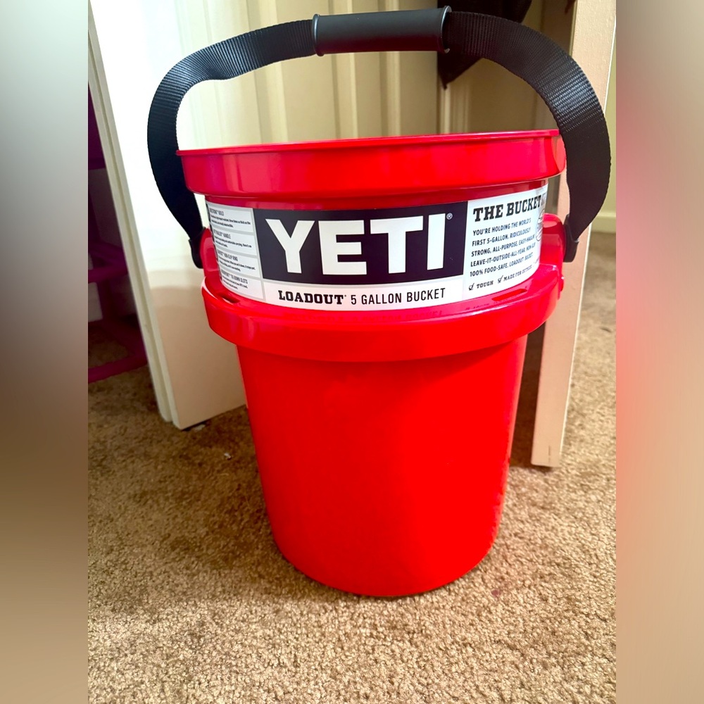 Brand new Yeti Loadout bucket